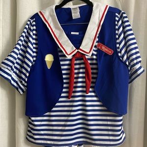 Adult Robin Scoops Ahoy Costume - Stranger Things